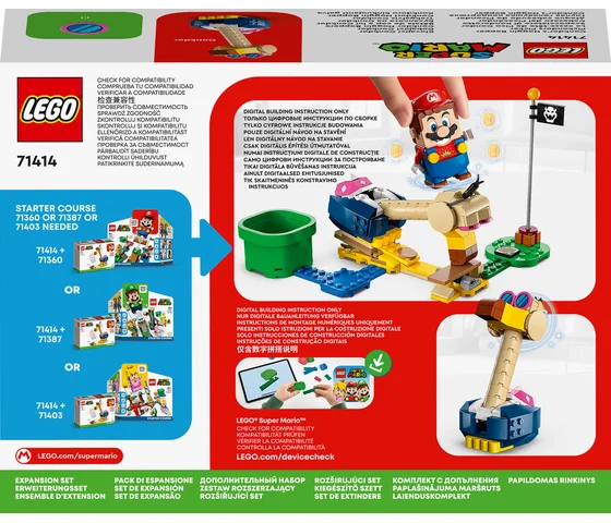 LEGO Super Mario - Uitbreidingsset: Conkdors hoofdmepper - 71414