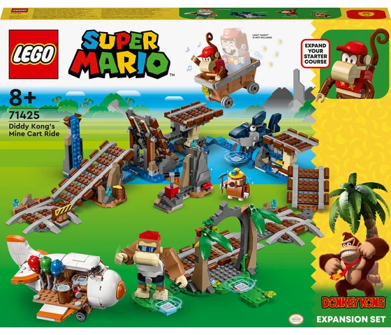 LEGO Super Mario - Uitbreidingsset: Diddy Kongs mijnwagenrit - 71425