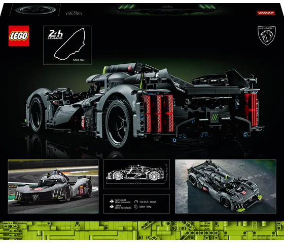 LEGO Technic - Peugeot 9X8 24H Le Mans Hybrid Hypercar - 42156
