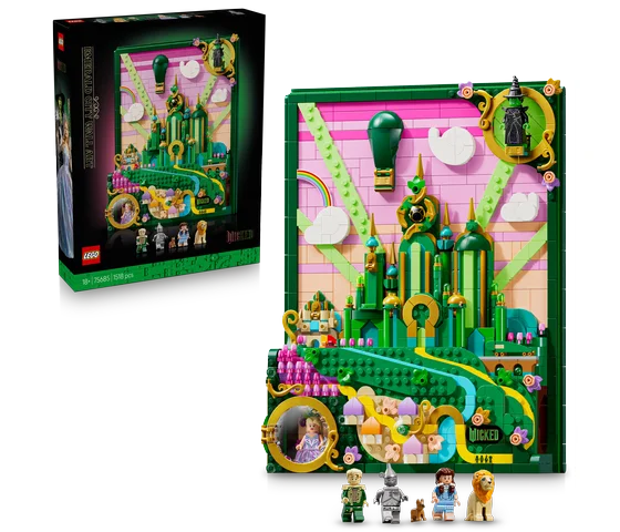 LEGO Wicked - Emerald City muurkunst - 75685