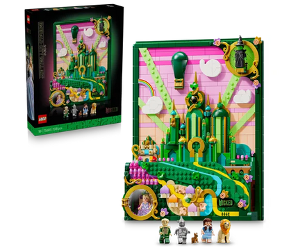 LEGO Wicked - Emerald City muurkunst - 75685