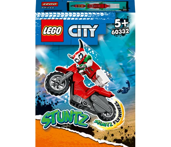 60332-1 LEGO City - Roekeloze Scorpion stuntmotor - 60332