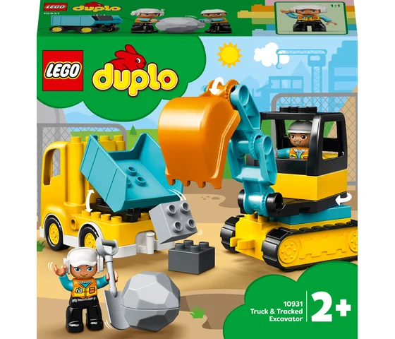 LEGO DUPLO - Truck & Graafmachine met rupsbanden - 10931