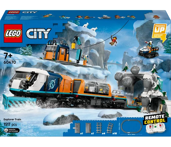 LEGO City - Onderzoekstrein op de Noordpool - 604701 LEGO City - Onderzoekstrein op de Noordpool - 60470